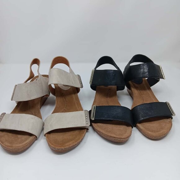 SET Söfft womens Verdi Ii Wedge Sandal's 2 pices 7.5M - Picture 1 of 6